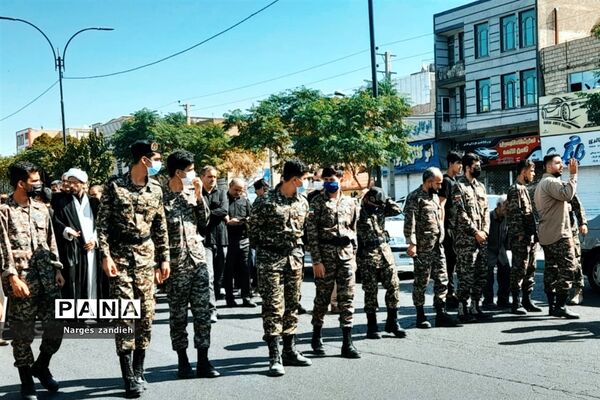 برگزاری مراسم پیاده‌روی اربعین حسینی در ملارد