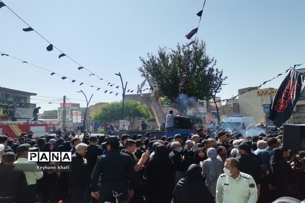 مراسم پیاده‌روی جاماندگان اربعین حسینی در شهرستان پاکدشت