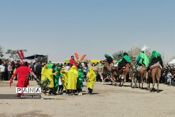 مراسم پیاده‌روی جاماندگان اربعین حسینی در شهرستان پاکدشت