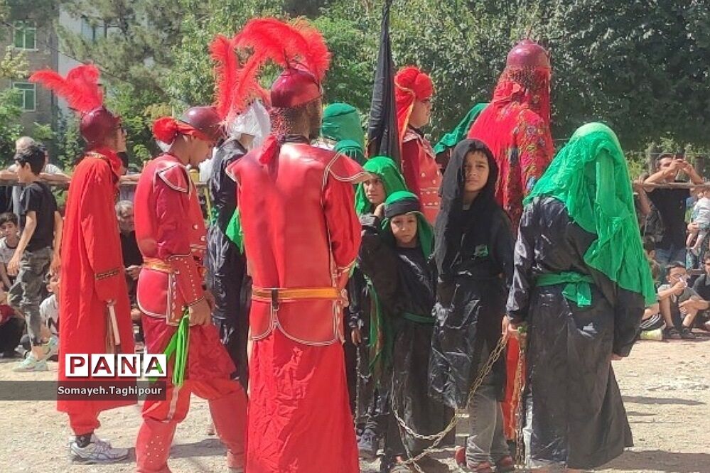 اجرای تعزیه‌خوانی واقعه کربلا در بهارستان دو