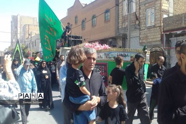 عزاداری بهارستانی‌ها در روز اربعین حسینی