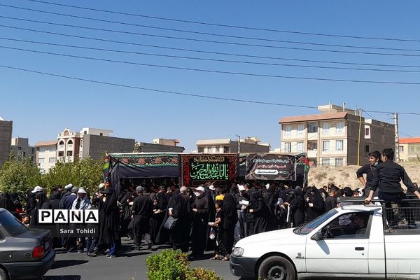 مراسم با شکوه پیاده‌روی جاماندگان اربعین حسینی در شهرستان پردیس