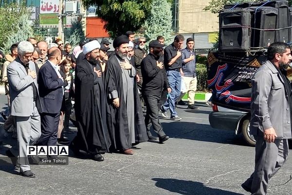 مراسم با شکوه پیاده‌روی جاماندگان اربعین حسینی در شهرستان پردیس