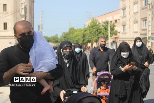 پیاده‌روی دلدادگان اربعین حسینی در بوشهر