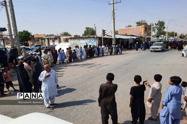 پیاده‌روی جاماندگان اربعین حسینی در دلگان