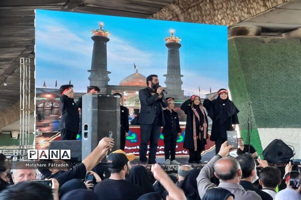 جاماندگان اربعین درحال حرکت به سمت حرم حضرت عبدالعظیم حسنی (ع)