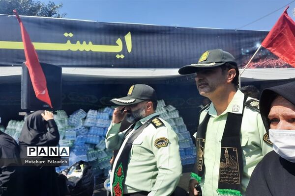جاماندگان اربعین درحال حرکت به سمت حرم حضرت عبدالعظیم حسنی (ع)