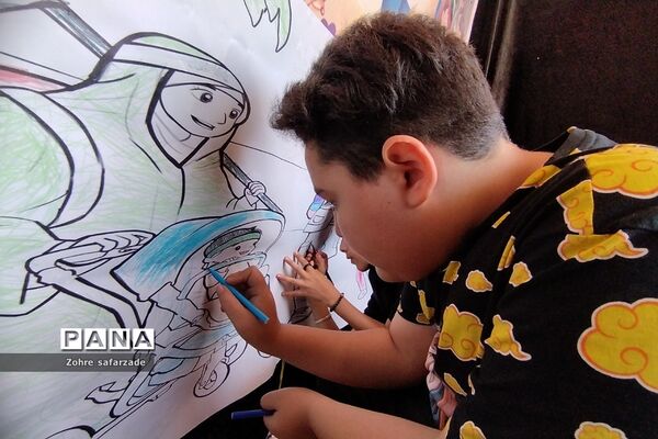 برپایی موکب دانش‌آموزی جاماندگان اربعین در روستای زیارت شهرستان دماوند