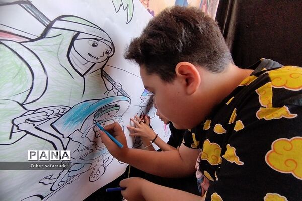 برپایی موکب دانش‌آموزی جاماندگان اربعین در روستای زیارت شهرستان دماوند