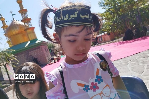 برپایی موکب دانش‌آموزی جاماندگان اربعین در روستای زیارت شهرستان دماوند