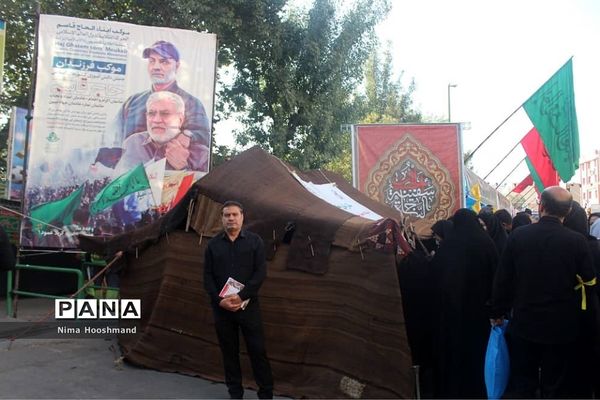 پیاده‌روی جاماندگان اربعین حسینی در شهرری