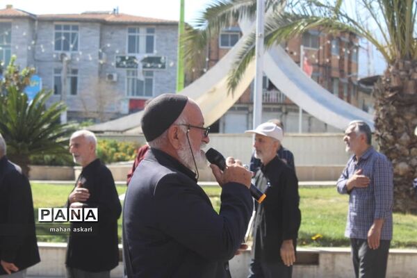 راهپیمایی جاماندگان اربعین در گلوگاه
