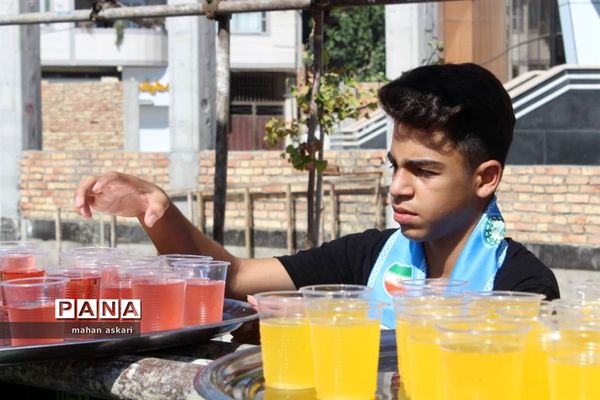 موکب فرزندان حاج قاسم در گلوگاه