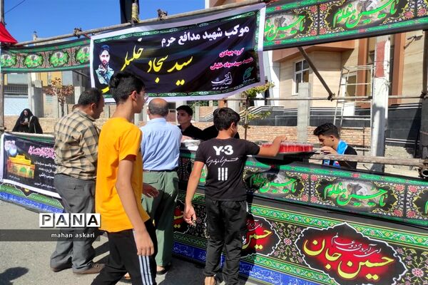 موکب فرزندان حاج قاسم در گلوگاه