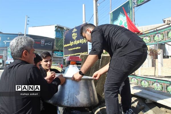 موکب فرزندان حاج قاسم در گلوگاه