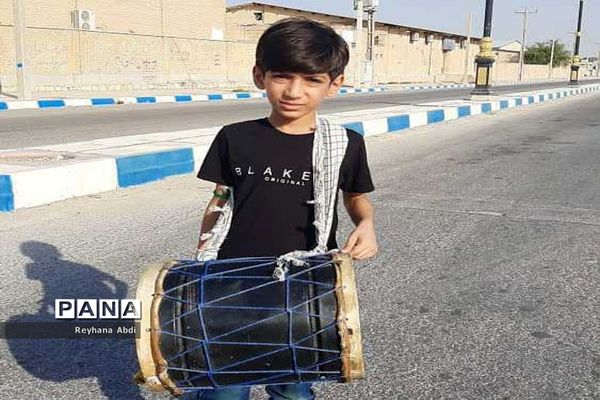 پیاده‌روی جاماندگان اربعین در اهرم تنگستان