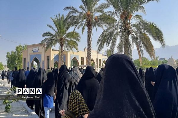 پیاده‌روی جاماندگان اربعین در اهرم تنگستان