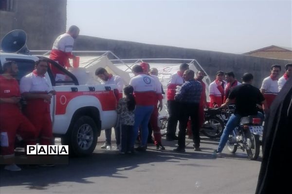 پیاده‌روی جاماندگان اربعین حسینی در شهرستان خرامه استان فارس