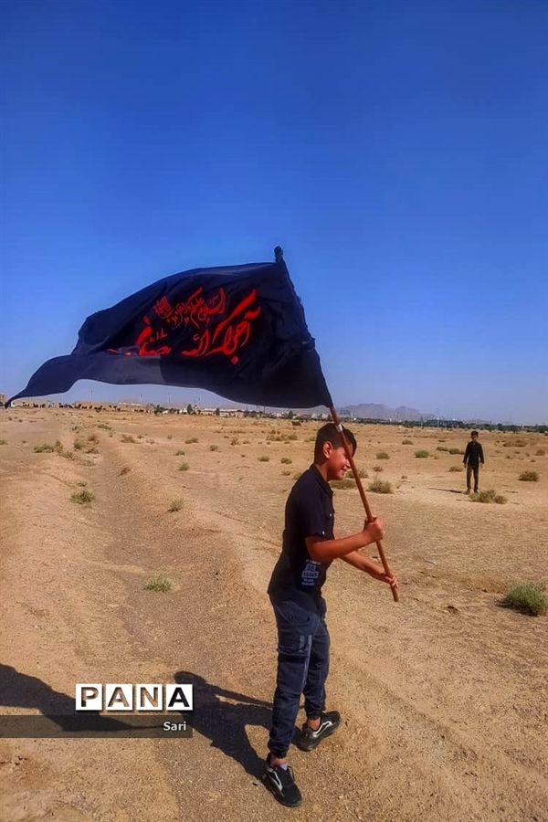 پیاده‌روی جاماندگان اربعین در شهرستان شاهین شهر