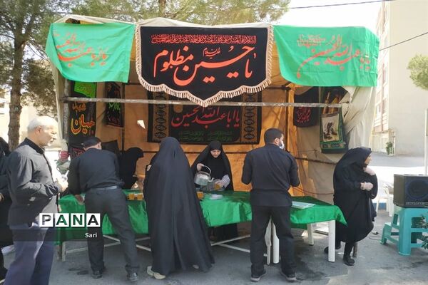 پیاده‌روی جاماندگان اربعین در شهرستان شاهین شهر