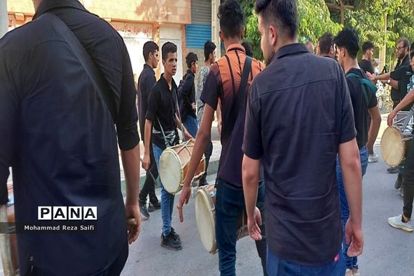 پیاده‌‌روی جاماندگان اربعین حسینی در گناوه