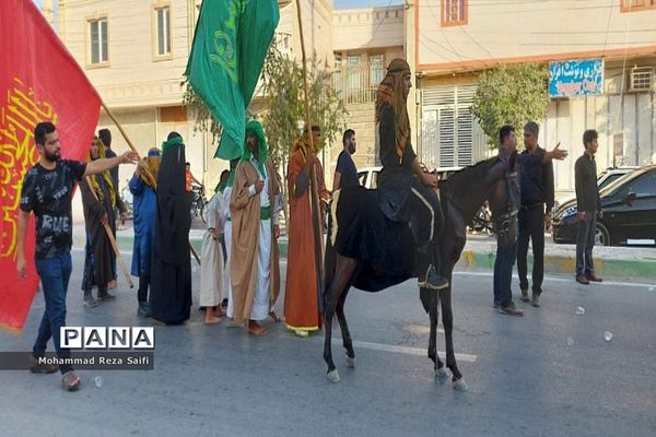 پیاده‌‌روی جاماندگان اربعین حسینی در گناوه