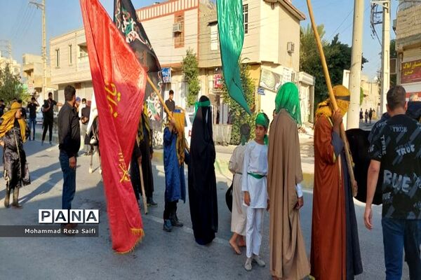 پیاده‌‌روی جاماندگان اربعین حسینی در گناوه