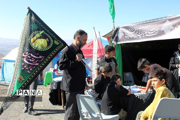 موکب فرزندان حاج قاسم زنجان در پیاده‌روی جاماندگان اربعین حسینی