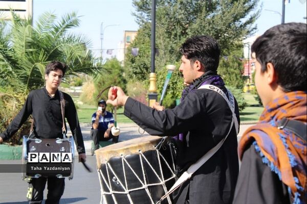 پیاده‌روی جاماندگان اربعین حسینی در سمنان