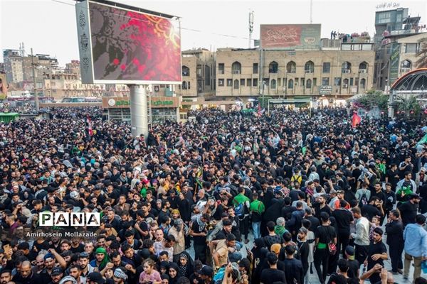 پیاده‌روی عاشقان سیدالشهدا در مسیر کربلا