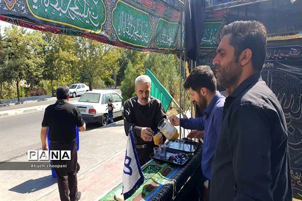 پذیرایی موکب‌های کانون فرهنگی تربیتی قدس از جاماندگان زیارت حرم سید الشهداء