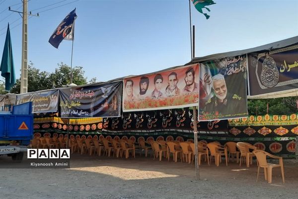 آماده‌سازی موکب جاماندگان اربعین حسینی در کازرون استان فارس