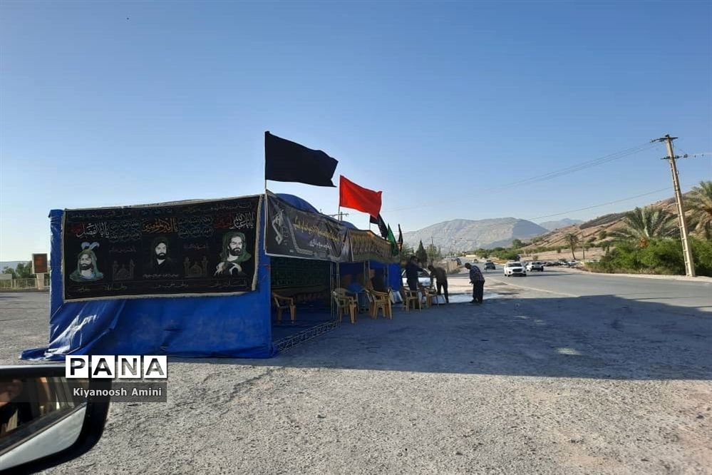 آماده‌سازی موکب جاماندگان اربعین حسینی در کازرون استان فارس