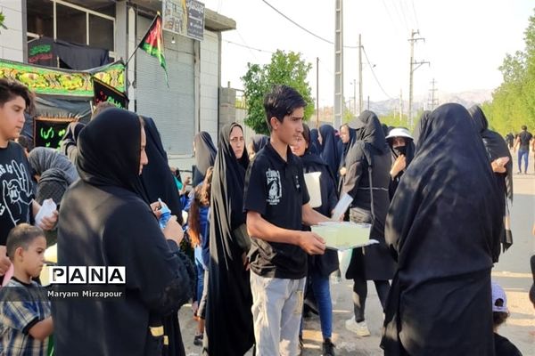 راهپیمایی عظیم جاماندگان اربعین حسینی (ع) در فورگ- استان فارس