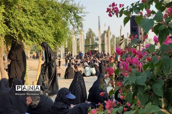 راهپیمایی عظیم جاماندگان اربعین حسینی (ع) در فورگ- استان فارس