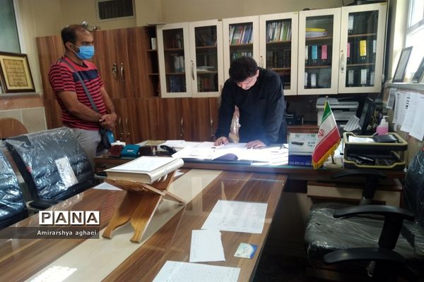 آماده‌سازی دبیرستان حربن ریاحی منطقه ۱۳ در آستانه بازگشایی