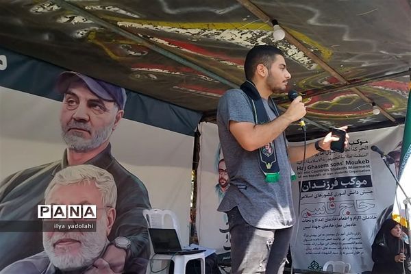 برپایی موکب فرزندان حاج قاسم در مسیر پیاده‌روی جاماندگان اربعین