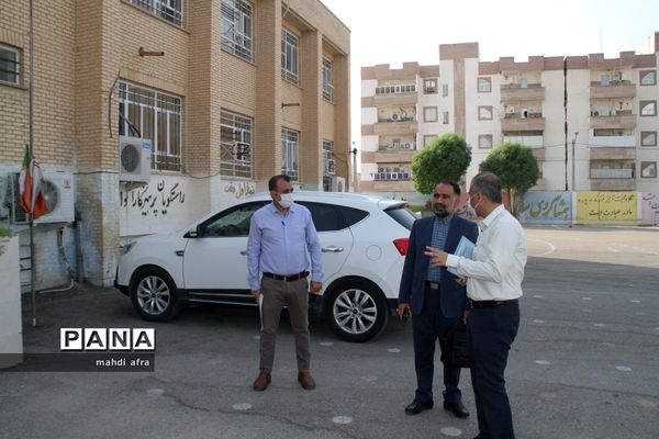 مانور بازگشایی مدارس در شهرستان بهبهان استان خوزستان