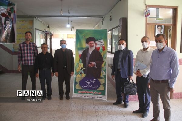 مانور بازگشایی مدارس در شهرستان بهبهان استان خوزستان