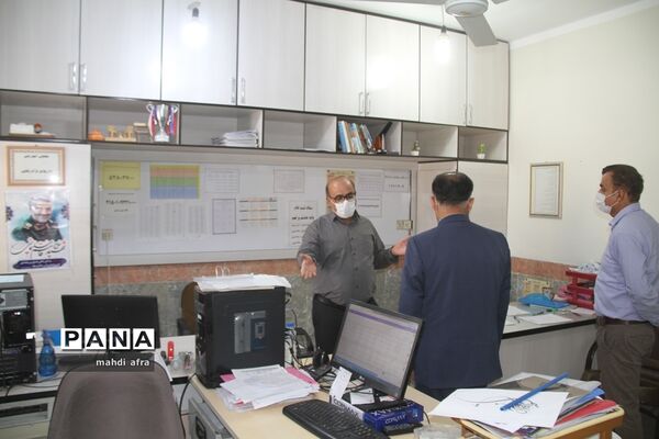 مانور بازگشایی مدارس در شهرستان بهبهان استان خوزستان