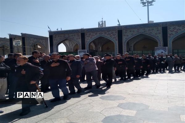 مراسم خاکسپاری معاون پرورشی ناحیه ۳ مشهد مقدس