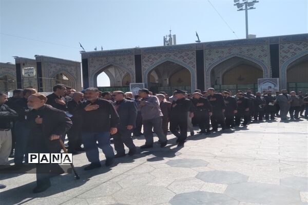 مراسم خاکسپاری معاون پرورشی ناحیه ۳ مشهد مقدس