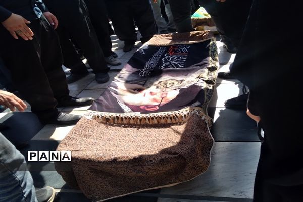 مراسم خاکسپاری معاون پرورشی ناحیه ۳ مشهد مقدس