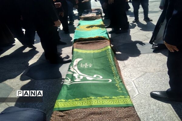مراسم خاکسپاری معاون پرورشی ناحیه ۳ مشهد مقدس