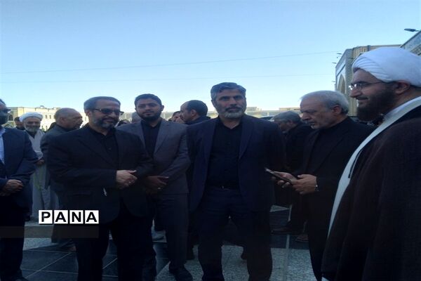 مراسم خاکسپاری معاون پرورشی ناحیه ۳ مشهد مقدس
