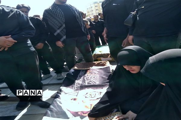 مراسم خاکسپاری معاون پرورشی ناحیه ۳ مشهد مقدس