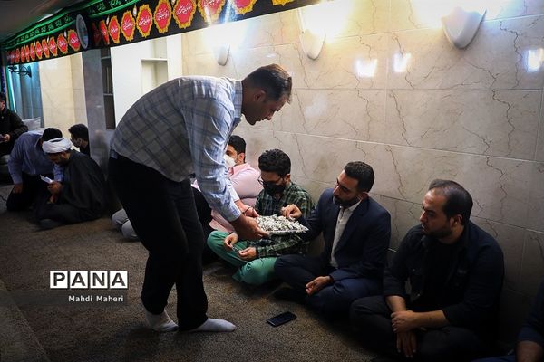 مراسم ترحیم پدر معاون پرورشی و فرهنگی وزارت آموزش و پرورش در سازمان دانش‌آموزی