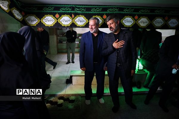 مراسم ترحیم پدر معاون پرورشی و فرهنگی وزارت آموزش و پرورش در سازمان دانش‌آموزی