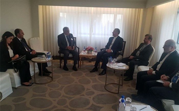 دیدار وزیران امور خارجه ایران و لبنان در نیویورک