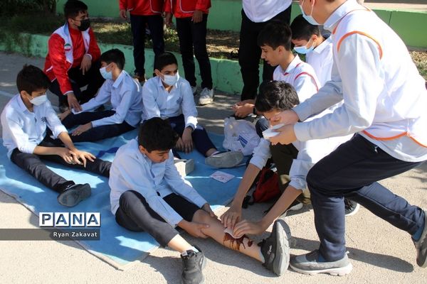 بیست و چهارمین مانور سراسری زلزله و ایمنی مدارس در بوشهر